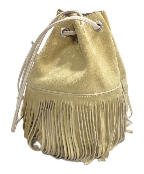 MARCO MASI（マルコマージ）MARCO MASI (マルコマージ) フリンジ巾着バッグ ベージュの古着・服飾アイテム