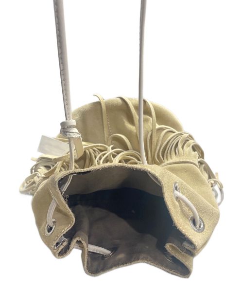 MARCO MASI（マルコマージ）MARCO MASI (マルコマージ) フリンジ巾着バッグ ベージュの古着・服飾アイテム