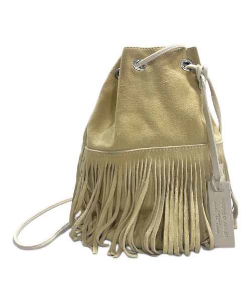 MARCO MASI（マルコマージ）MARCO MASI (マルコマージ) フリンジ巾着バッグ ベージュの古着・服飾アイテム