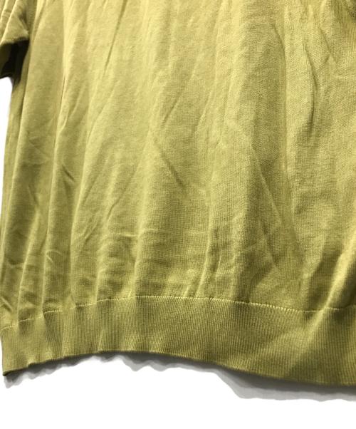 TOMORROW LAND tricot（トゥモローランド トリコ）TOMORROW LAND tricot (トゥモローランド トリコ) シルクコットンニットポロシャツ ライトグリーン サイズ:Ｍの古着・服飾アイテム