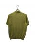 TOMORROW LAND tricot (トゥモローランド トリコ) シルクコットンニットポロシャツ ライトグリーン サイズ:Ｍ：5000円