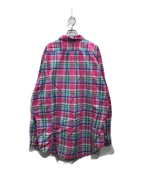 RALPH LAUREN（ラルフローレン）RALPH LAUREN (ラルフローレン) BDチェックシャツ ピンク サイズ:XLの古着・服飾アイテム