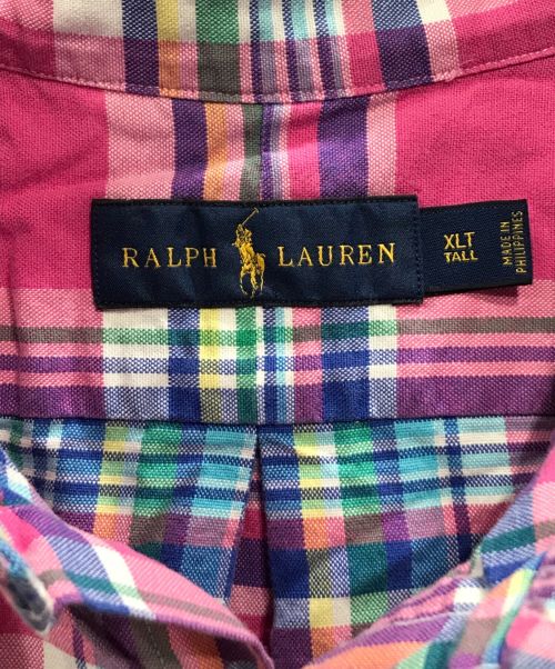 RALPH LAUREN（ラルフローレン）RALPH LAUREN (ラルフローレン) BDチェックシャツ ピンク サイズ:XLの古着・服飾アイテム