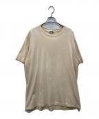 KITHキス）の古着「スモールフロッキーロゴTシャツ」｜ベージュ