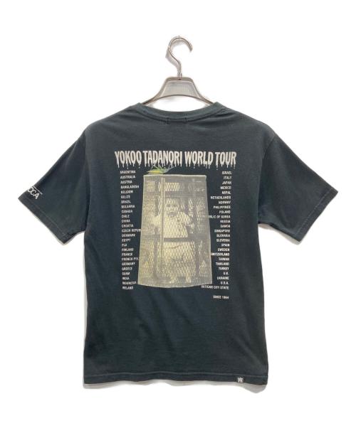 Hysteric Glamour（ヒステリックグラマー）Hysteric Glamour (ヒステリックグラマー) YOKOO TADANORI (ヨコオ タダノリ) Y.T.WORLD TOUR TEE ブラック サイズ:XSの古着・服飾アイテム