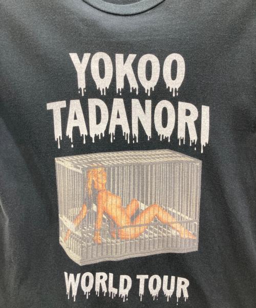 Hysteric Glamour（ヒステリックグラマー）Hysteric Glamour (ヒステリックグラマー) YOKOO TADANORI (ヨコオ タダノリ) Y.T.WORLD TOUR TEE ブラック サイズ:XSの古着・服飾アイテム