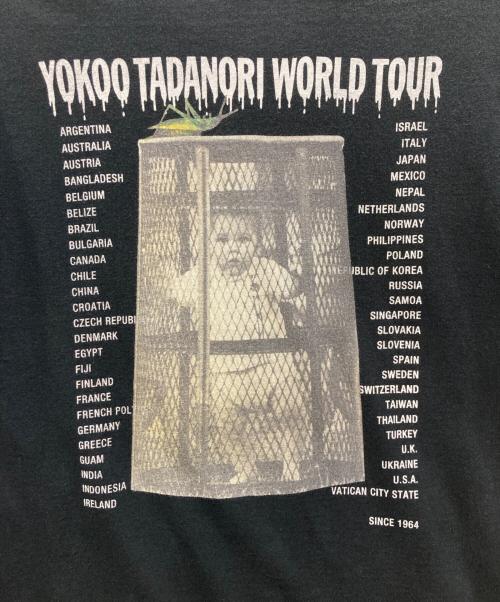 Hysteric Glamour（ヒステリックグラマー）Hysteric Glamour (ヒステリックグラマー) YOKOO TADANORI (ヨコオ タダノリ) Y.T.WORLD TOUR TEE ブラック サイズ:XSの古着・服飾アイテム