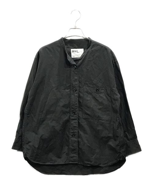 MHL（エムエイチエル）MHL (エムエイチエル) WA-SHI COTTON POPLIN ブラック サイズ:1の古着・服飾アイテム