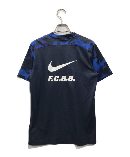 NIKE（ナイキ）NIKE (ナイキ) F.C.R.B. (エフシーアールビー) カモフラカットソー ブルー サイズ:Sの古着・服飾アイテム