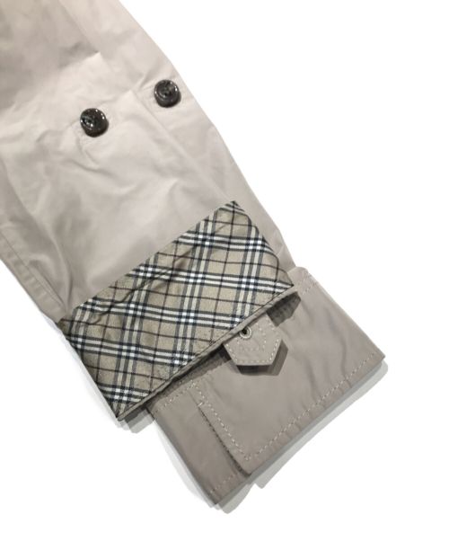 BURBERRY BLUE LABEL（バーバリーロンドンブルーレーベル）BURBERRY BLUE LABEL (バーバリーブルーレーベル) ショートトレンチコート ベージュ サイズ:38の古着・服飾アイテム