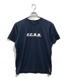 F.C.R.B.（エフシーレアルブリストル）の古着「プリントカットソー」｜ネイビー