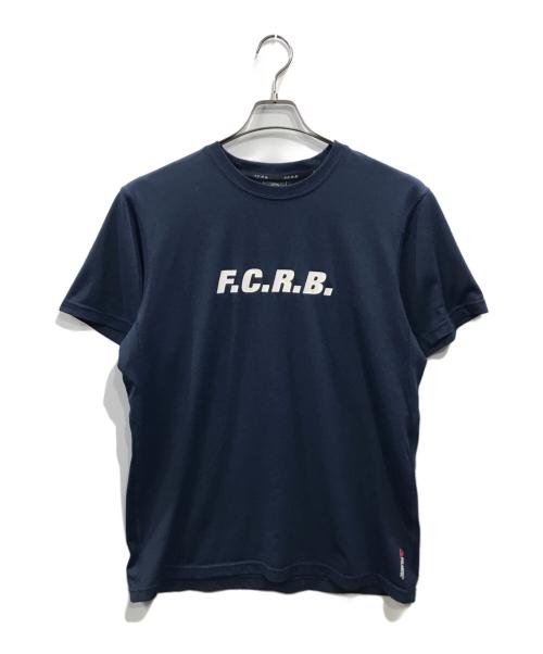 F.C.R.B.（エフシーレアルブリストル）F.C.R.B. (エフシーレアルブリストル) プリントカットソー ネイビー サイズ:Lの古着・服飾アイテム