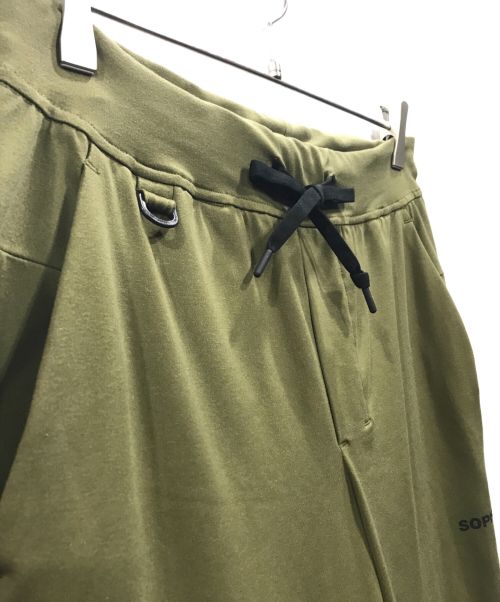 F.C.R.B.（エフシーレアルブリストル）F.C.R.B. (エフシーアールビー) STRETCH KNIT RIBBED LOUNGE PANTS カーキ サイズ:Mの古着・服飾アイテム