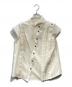 UNITED TOKYOユナイテッドトーキョー）の古着「アシメカラーブラウス」｜ホワイト