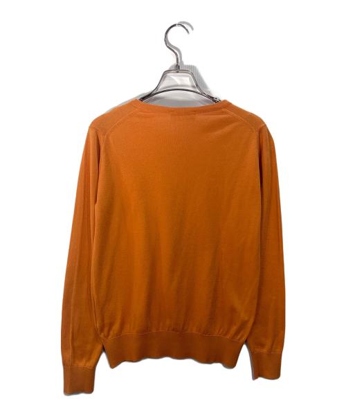 JOHN SMEDLEY（ジョンスメドレー）JOHN SMEDLEY (ジョンスメドレー) GRANDMA MAMA DAUGHTER (グランマママドーター) コットンニットカーディガン オレンジ サイズ:Sの古着・服飾アイテム