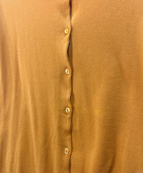 JOHN SMEDLEY（ジョンスメドレー）JOHN SMEDLEY (ジョンスメドレー) GRANDMA MAMA DAUGHTER (グランマママドーター) コットンニットカーディガン オレンジ サイズ:Sの古着・服飾アイテム