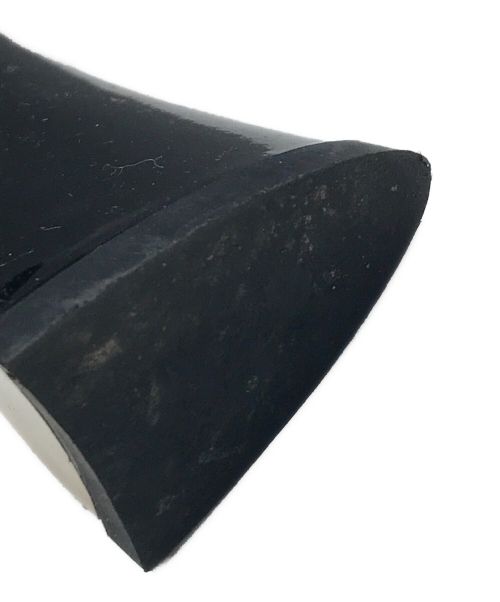 MIU MIU（ミュウミュウ）MIU MIU (ミュウミュウ) エナメルリボンパンプス ブラック サイズ:34 1/2の古着・服飾アイテム