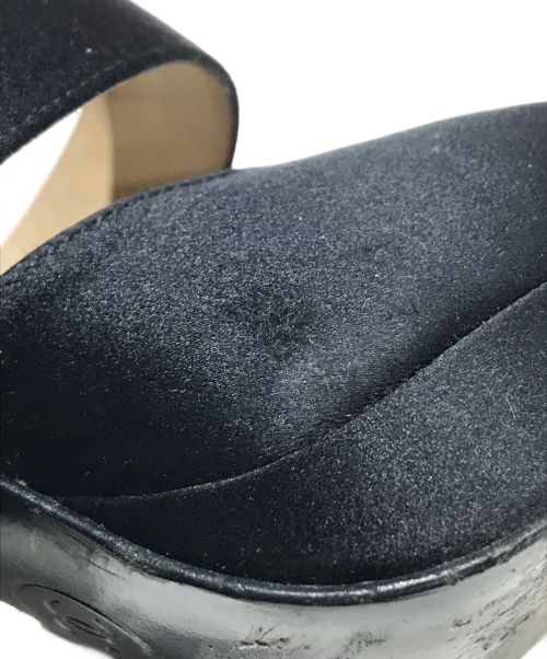 CHANEL（シャネル）CHANEL (シャネル) リボンヒールパンプス ブラック サイズ:36 1/2の古着・服飾アイテム