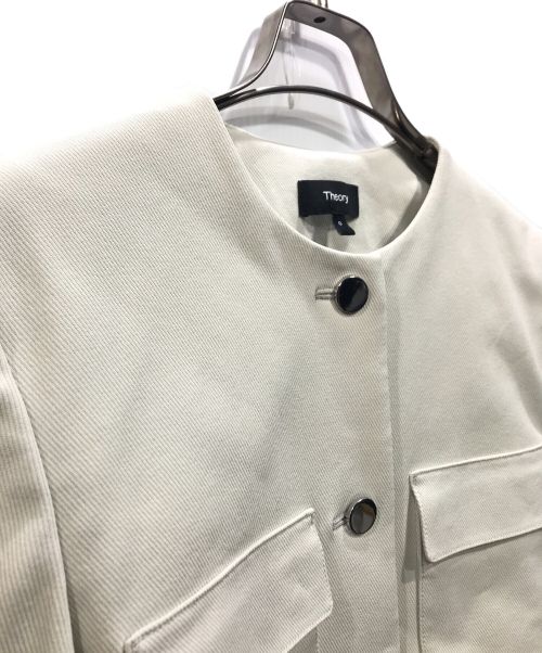 theory（セオリー）theory (セオリー) Neoteric Twill LS Patch JKT グレーの古着・服飾アイテム