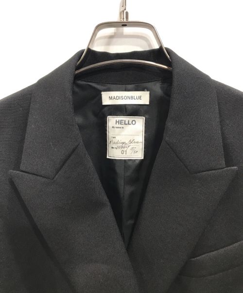 MADISON BLUE（マディソンブルー）MADISON BLUE (マディソンブルー) REVER PEARL GARBO JACKET ブラック サイズ:ｓの古着・服飾アイテム