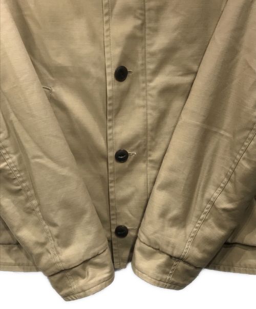 ROTAR（ローター）ROTAR (ローター) Back satin Deck JKT ベージュ サイズ:Lの古着・服飾アイテム