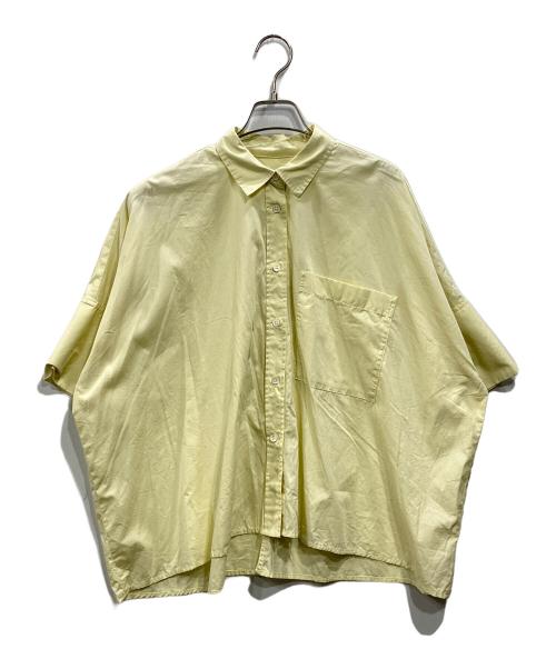 JOURNAL STANDARD relume（ジャーナルスタンダード レリューム）JOURNAL STANDARD relume (ジャーナルスタンダード レリューム) コットンブロードボクシーシャツ イエロー サイズ:Fの古着・服飾アイテム