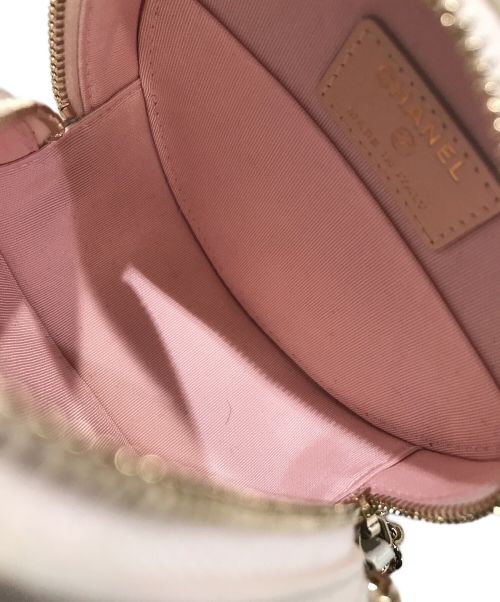 CHANEL（シャネル）CHANEL (シャネル) マトラッセ ミニチェーンショルダー バニティバッグ パールピンクの古着・服飾アイテム