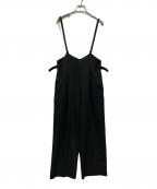 CAPRICIEUX LE'MAGEカプリシューレマージュ）の古着「サスペンダー付パンツ」｜ブラック