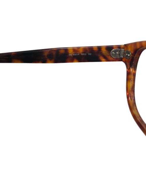 GUCCI（グッチ）GUCCI (グッチ) 伊達眼鏡 ブラウンの古着・服飾アイテム