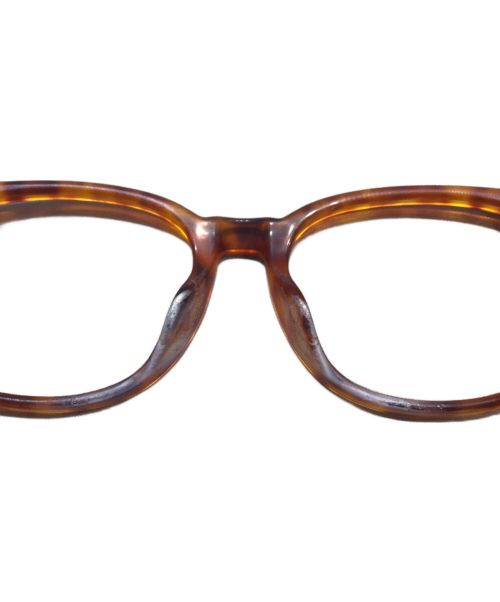 GUCCI（グッチ）GUCCI (グッチ) 伊達眼鏡 ブラウンの古着・服飾アイテム