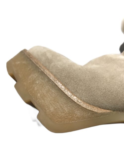 LOUIS VUITTON（ルイ ヴィトン）LOUIS VUITTON (ルイ ヴィトン) LVボブールラインムートンアンクルショートブーツ ベージュ サイズ:36の古着・服飾アイテム