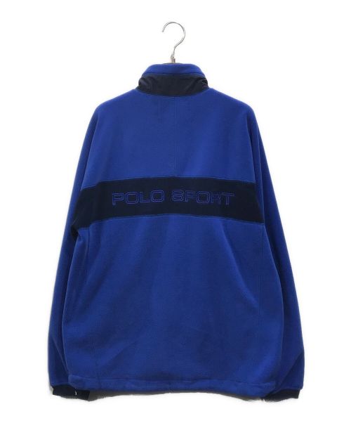 POLO SPORT（ポロスポーツ）POLO SPORT (ポロスポーツ) フリースジャケット ブルー サイズ:Ｍの古着・服飾アイテム
