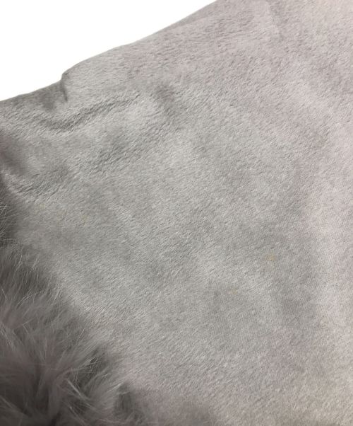 Rene（ルネ）Rene (ルネ) フォックスファー付ベビーラマケープコート ベージュ サイズ:36の古着・服飾アイテム