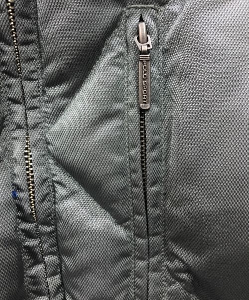 POLO SPORT（ポロスポーツ）POLO SPORT (ポロスポーツ) リバーシブルダウンジャケット ブラック サイズ:XLの古着・服飾アイテム