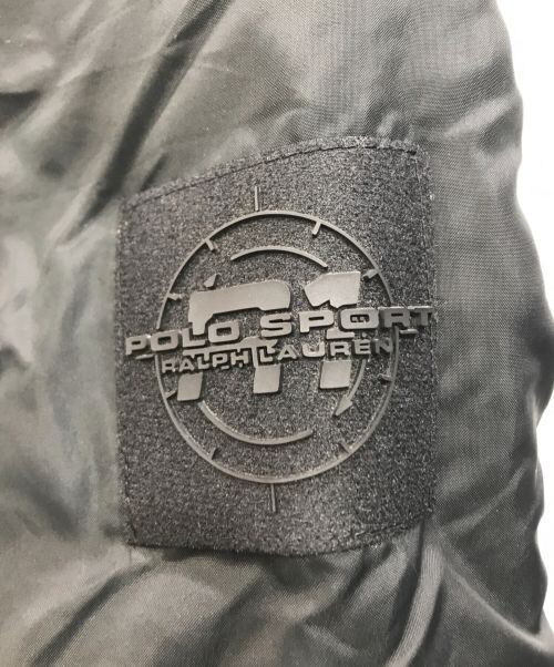 POLO SPORT（ポロスポーツ）POLO SPORT (ポロスポーツ) リバーシブルダウンジャケット ブラック サイズ:XLの古着・服飾アイテム