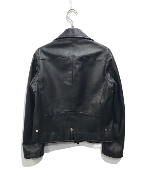 Cinquanta（チンクワンタ）Cinquanta (チンクワンタ) ラムレザーダブルライダースジャケット ブラック サイズ:Mの古着・服飾アイテム