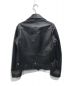 Cinquanta (チンクワンタ) ラムレザーダブルライダースジャケット ブラック サイズ:M：62000円