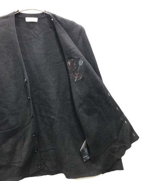 Sandro（サンドロ）Sandro (サンドロ) Wool and cashmere Hot Stuff cardigan ブラック サイズ:XSの古着・服飾アイテム