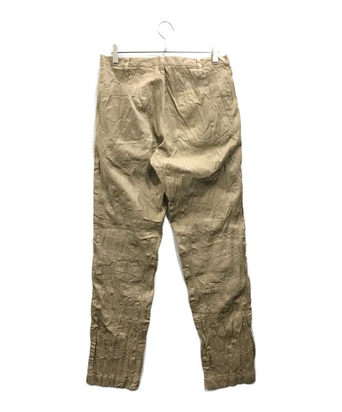 ISSEY MIYAKE MEN（イッセイミヤケメン）ISSEY MIYAKE MEN (イッセイミヤケメン) シャーリング加工チノパン ベージュ サイズ:3の古着・服飾アイテム