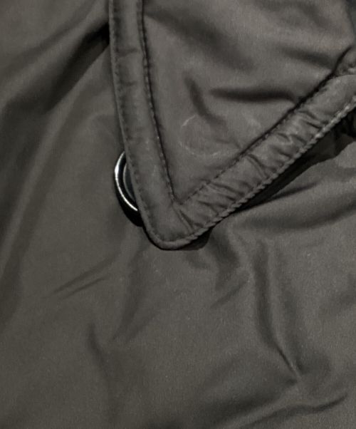 N.HOOLYWOOD（エヌ ハリウッド）N.HOOLYWOOD (エヌ ハリウッド) 中綿ナイロンピーコート ブラック サイズ:38の古着・服飾アイテム