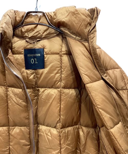 semi-couture（セミクチュール）SEMI-COUTURE (セミクチュール) 中綿ジャケット ブラウン サイズ:38の古着・服飾アイテム