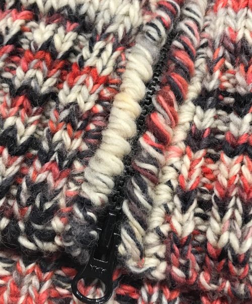 HOLLYWOOD RANCH MARKET（ハリウッドランチマーケッド）HOLLYWOOD RANCH MARKET (ハリウッドランチマーケット) ニットジャケット マルチカラー サイズ:Ｍの古着・服飾アイテム