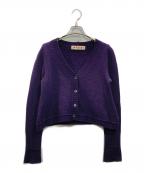 MARNIマルニ）の古着「ニットカーディガン」｜パープル