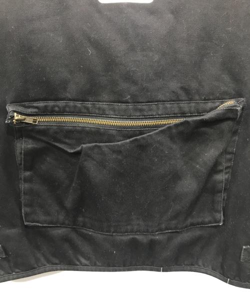 PLACES+FACES（プレイセス＋フェイセス）PLACES+FACES (プレイセス＋フェイセス) ハンティングベスト ブラック サイズ:XLの古着・服飾アイテム