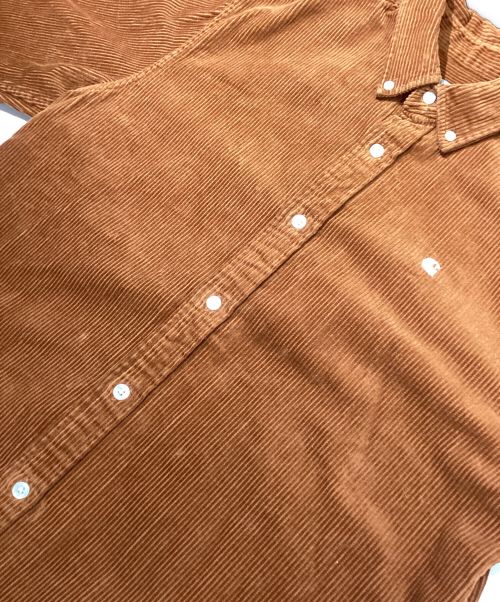 CarHartt（カーハート）CarHartt (カーハート) L/S MADISON CORD SHIRT ブラウン サイズ:Mの古着・服飾アイテム