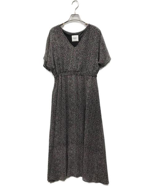 ear PAPILLONNER（イアパピヨネ）ear PAPILLONNER (イアパピヨネ) ドラマチックワンピース ピンク×ブラック サイズ:Fの古着・服飾アイテム