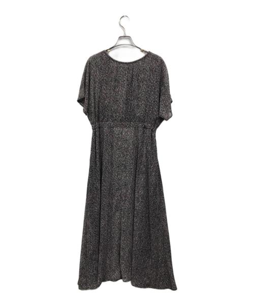 ear PAPILLONNER（イアパピヨネ）ear PAPILLONNER (イアパピヨネ) ドラマチックワンピース ピンク×ブラック サイズ:Fの古着・服飾アイテム