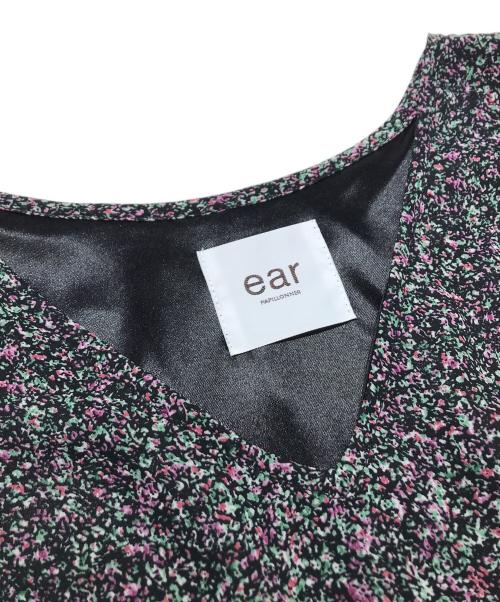 ear PAPILLONNER（イアパピヨネ）ear PAPILLONNER (イアパピヨネ) ドラマチックワンピース ピンク×ブラック サイズ:Fの古着・服飾アイテム