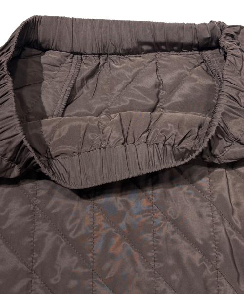 machatt（マチャット）machatt (マチャット) キルティングスカート ブラウン サイズ:Fの古着・服飾アイテム