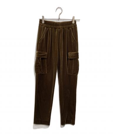 新品 MEER. メーア ベルベットカプリパンツブラウンzuさん着用BROWN